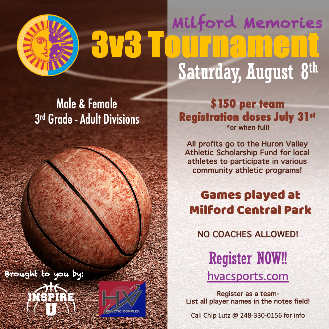 2026 milford memories 3 vs 3